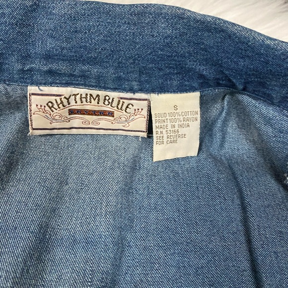 Cowgirl Western Jean Jacket Small - Picture 3 of 7